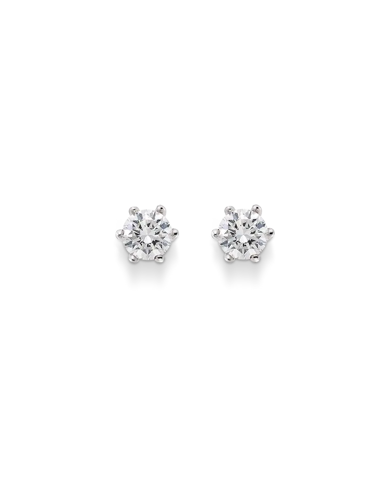 Pendientes Kaia diamantes 0,33 ct, oro blanco