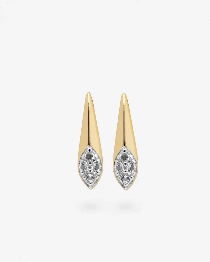 Pendientes Lágrima Dorada