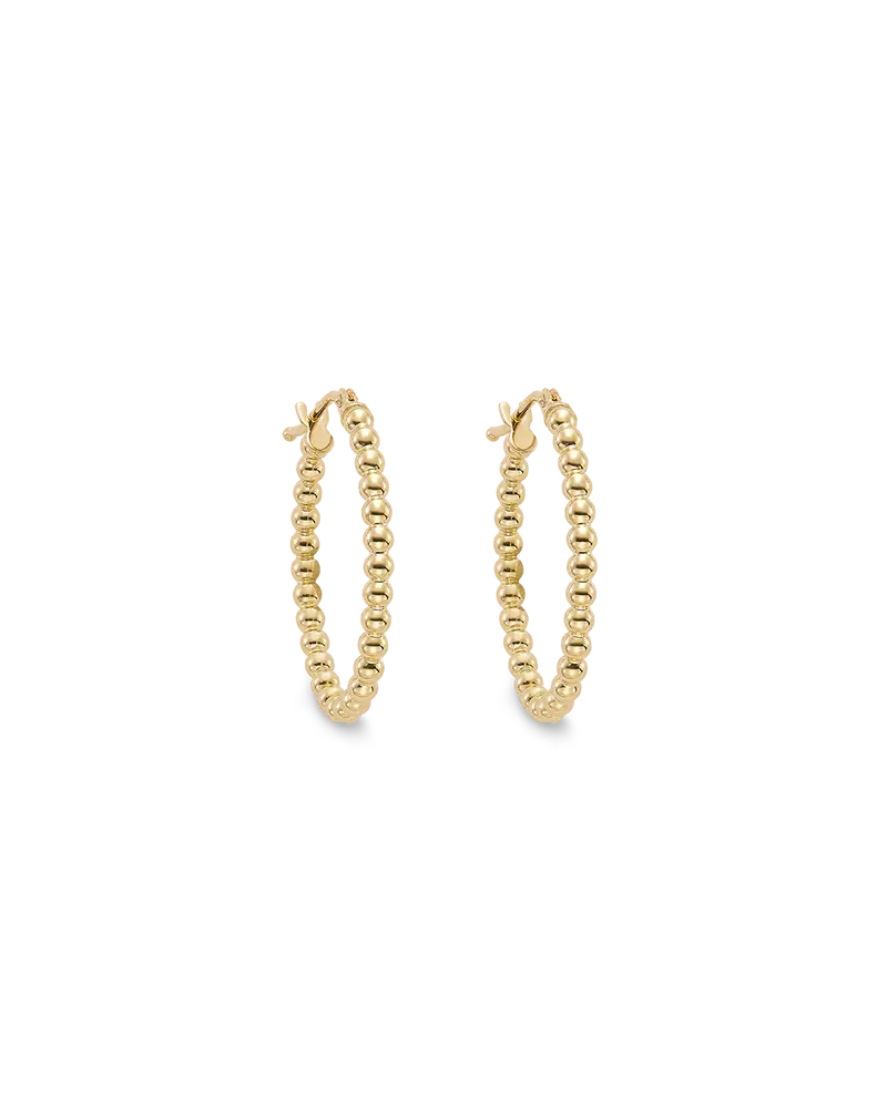Pendientes Latina oval, oro