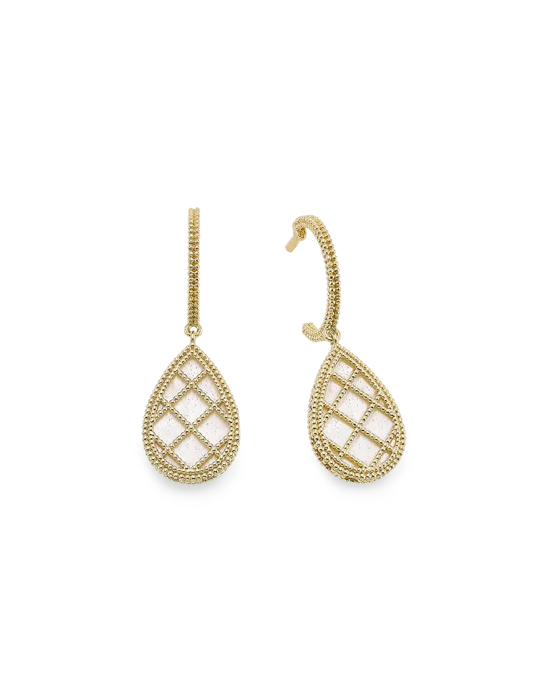 Pendientes Magan madreperla, oro