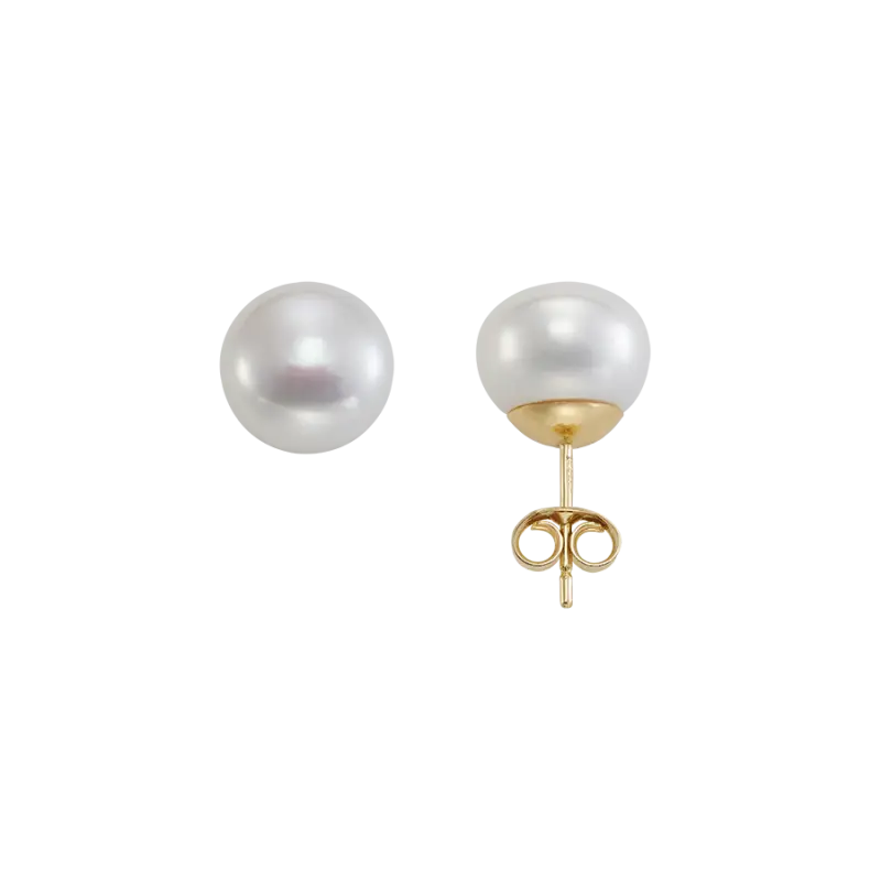 Pendientes Malawi perlas 9mm, oro