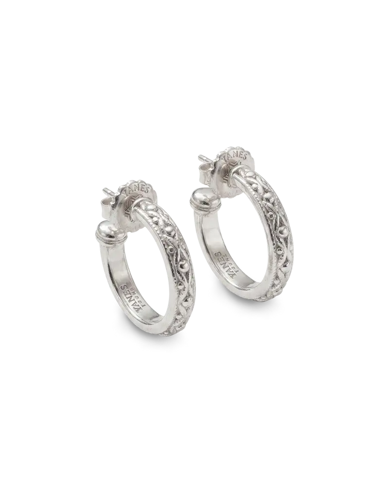Pendientes Mencía M, plata