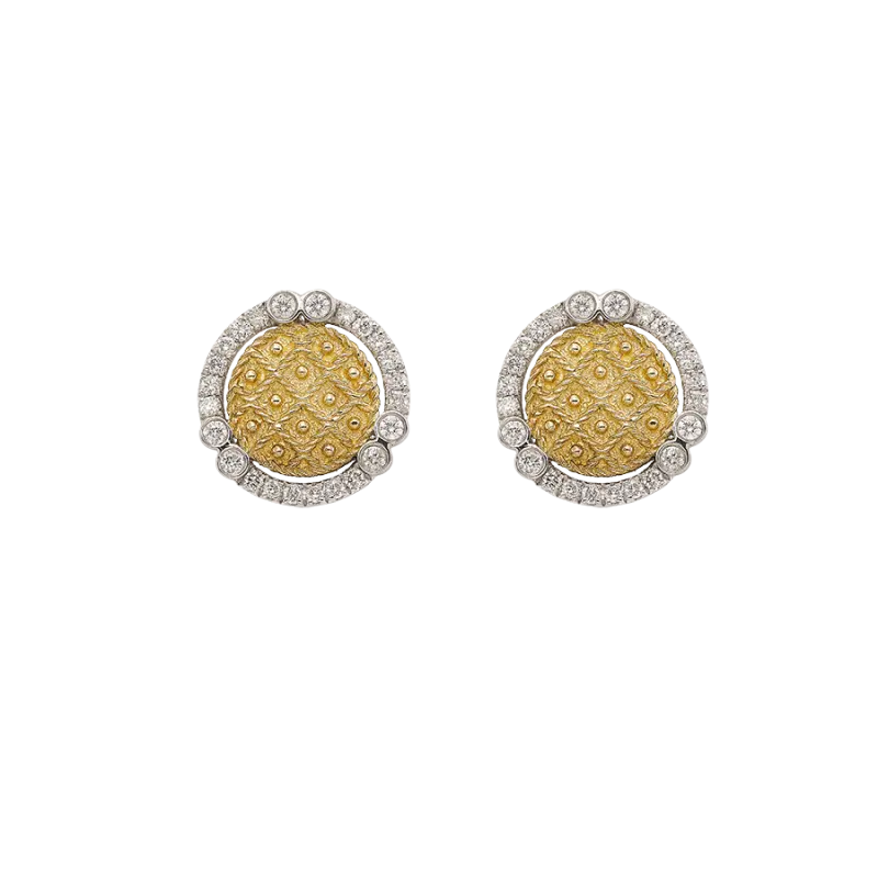 Pendientes Petra diamantes, oro