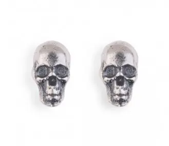 Pendientes PlatadePalo Skull SE003X