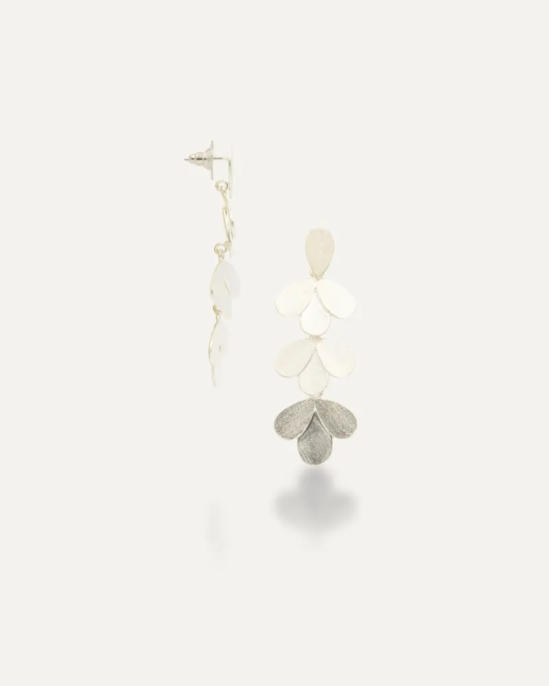 Pendientes Plateados Aria