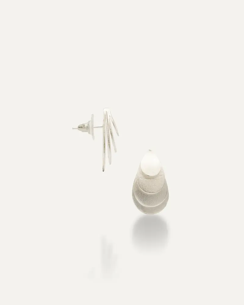 Pendientes Plateados Everyday gota