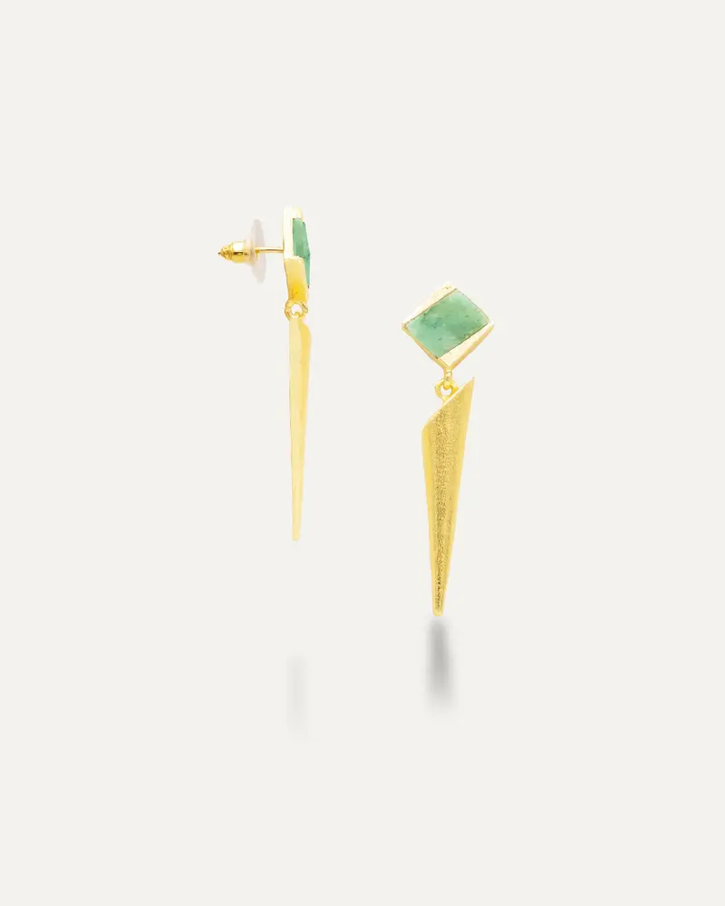 Pendientes Ray Amazonita
