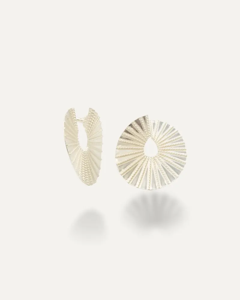 Pendientes Shakti Plateados