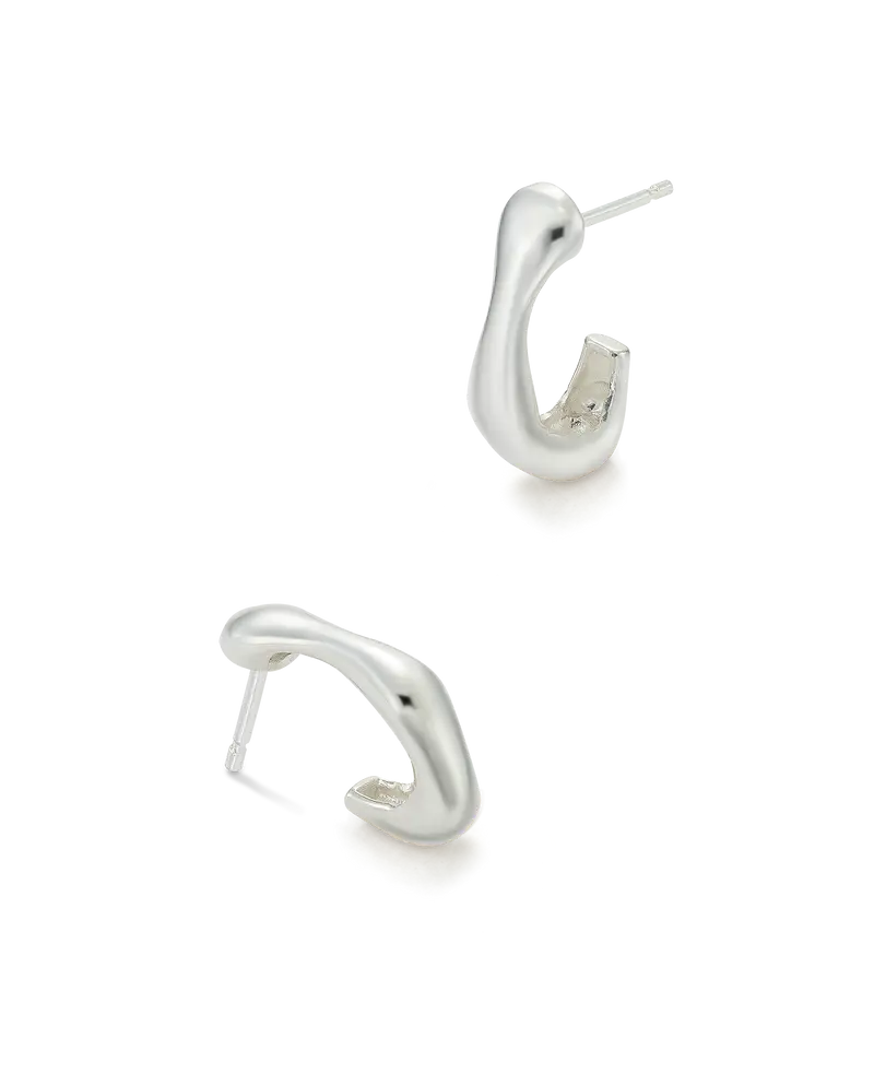 Pendientes Split, plata