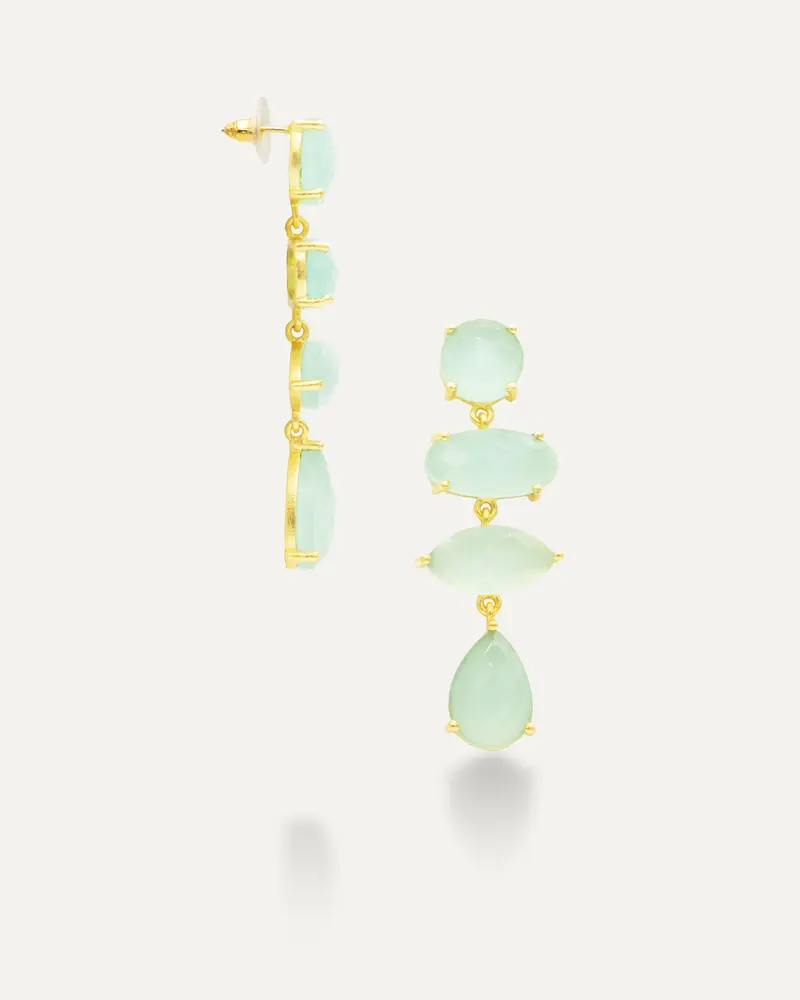 Pendientes Stones Nirvana Aqua