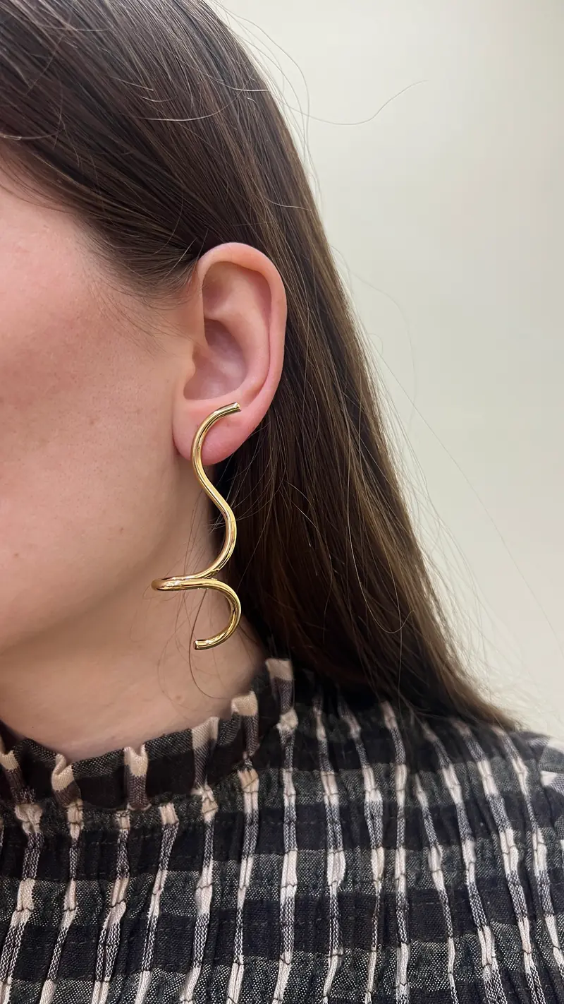 Pendientes TWIST DORADO
