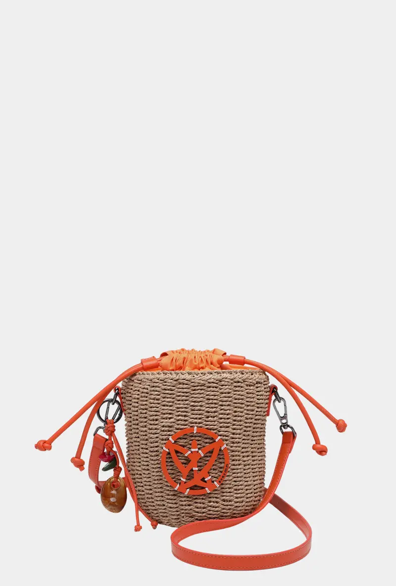 Pepe Moll Bandolera Natural Alaska Naranja