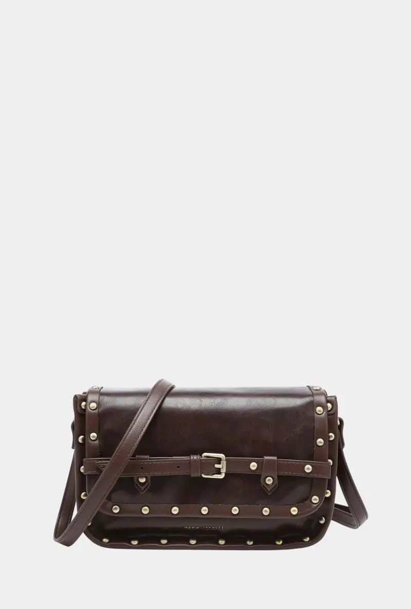 Pepe Moll Bolso Con Solapa Cynthia Marrón