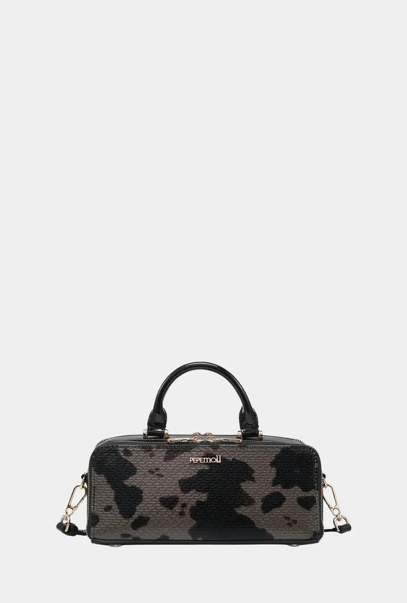 Pepe Moll Bolso De Mano Con Bandolera Isis Negro