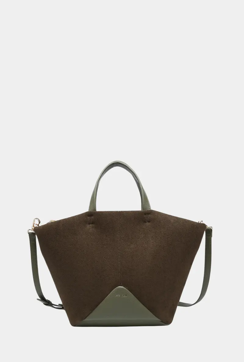 Pepe Moll Bolso De Mano Con Bandolera Ofelia Khaki