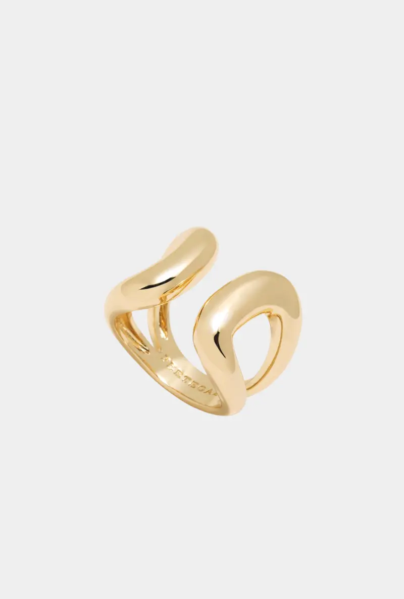 Pertegaz Anillo Palas Capri Gold - Talla 14
