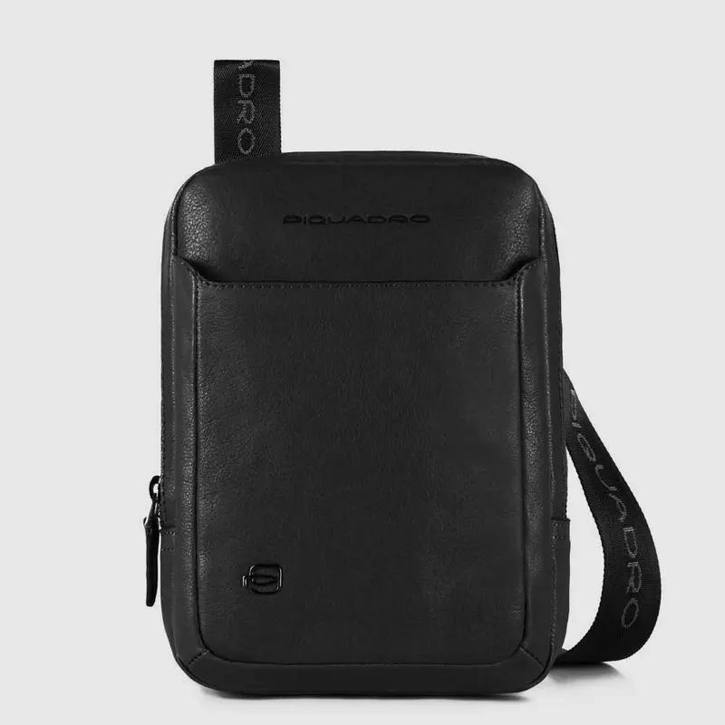 PIQUADRO BANDOLERA PARA IPAD MINI BLACK SQUARE