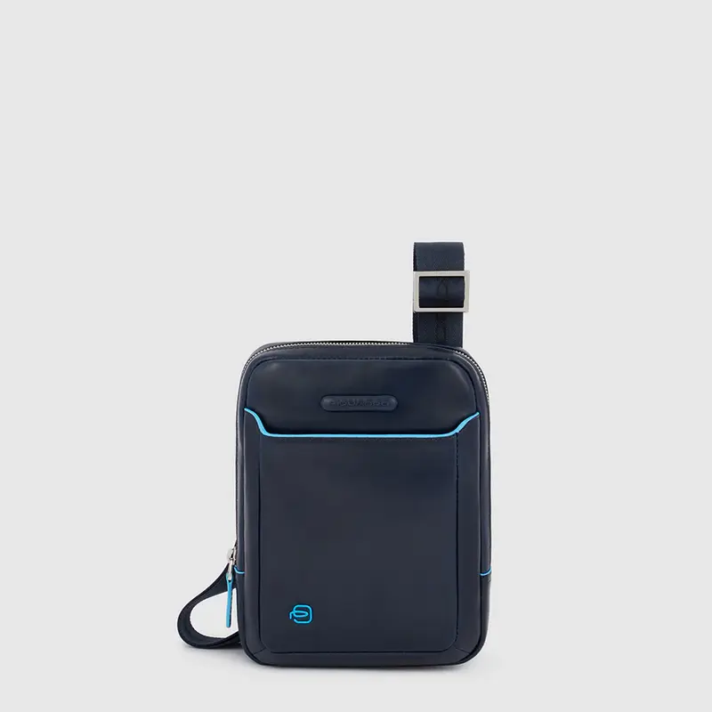 PIQUADRO BOLSO BANDOLERA BLUE SQUARE