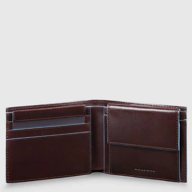 PIQUADRO CARTERA DE PIEL PARA HOMBRE BLUE SQUARE