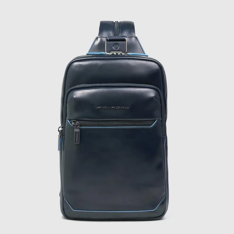 PIQUADRO MOCHILA CRUZADA PARA IPAD BLUE SQUARE