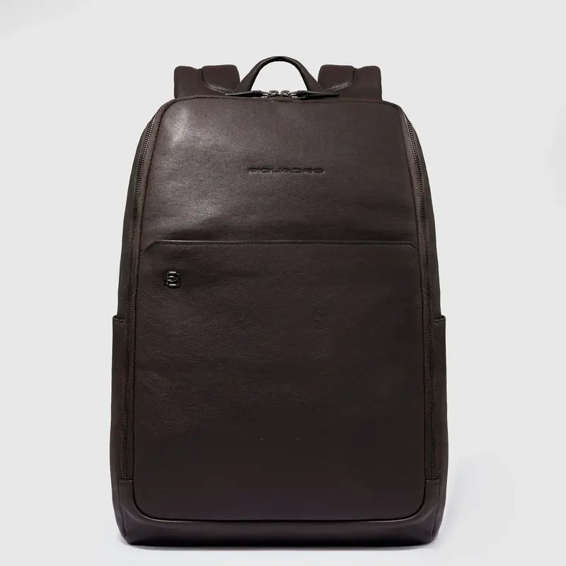 PIQUADRO MOCHILA PERSONALIZABLE PARA PORTÁTIL 14" BLACK SQUARE