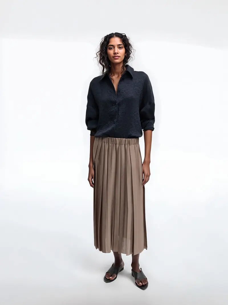 Pleated skirt