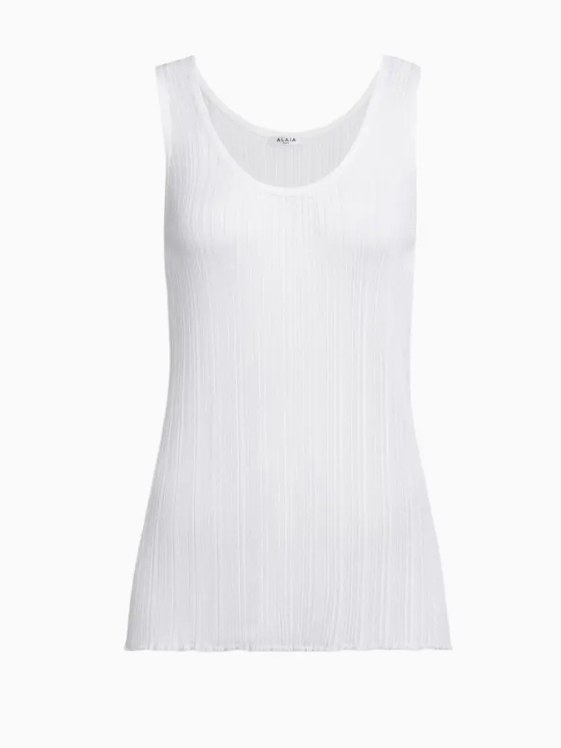 Pleated tank top