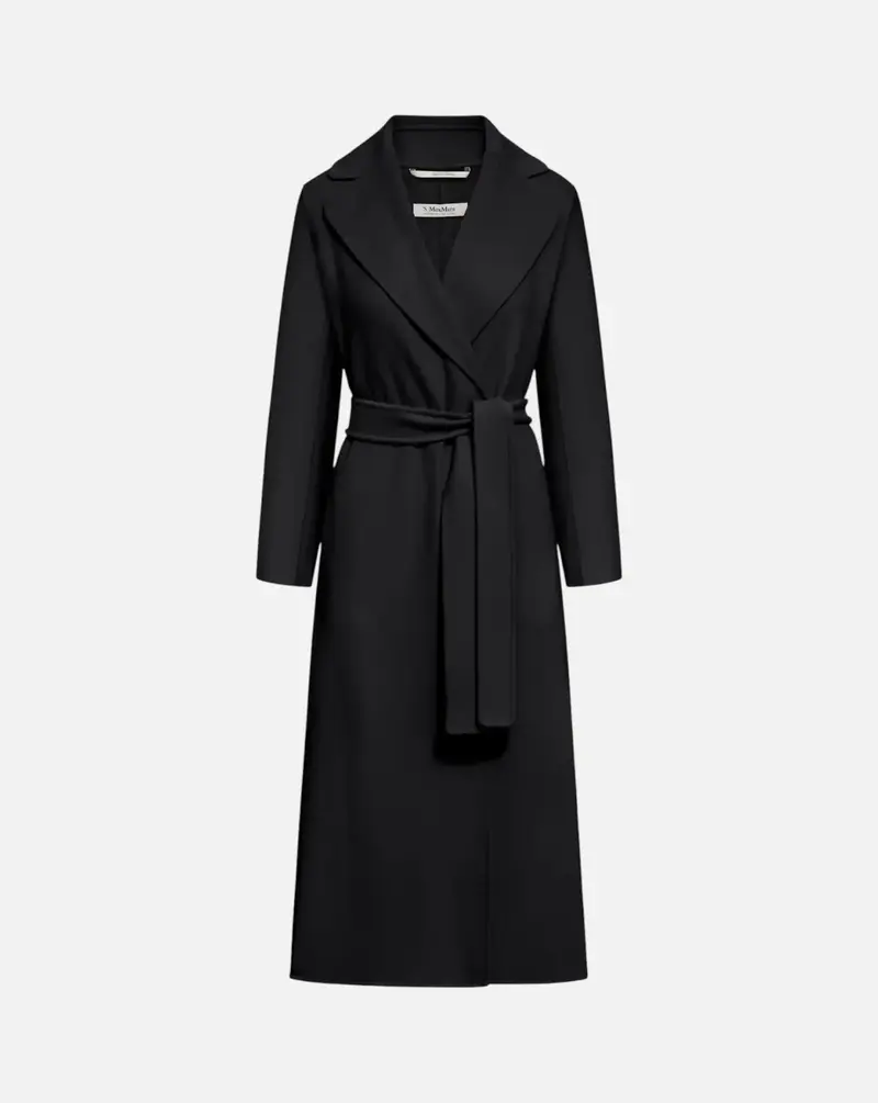 Poldo Max Mara Robe Coat In Wool Drap