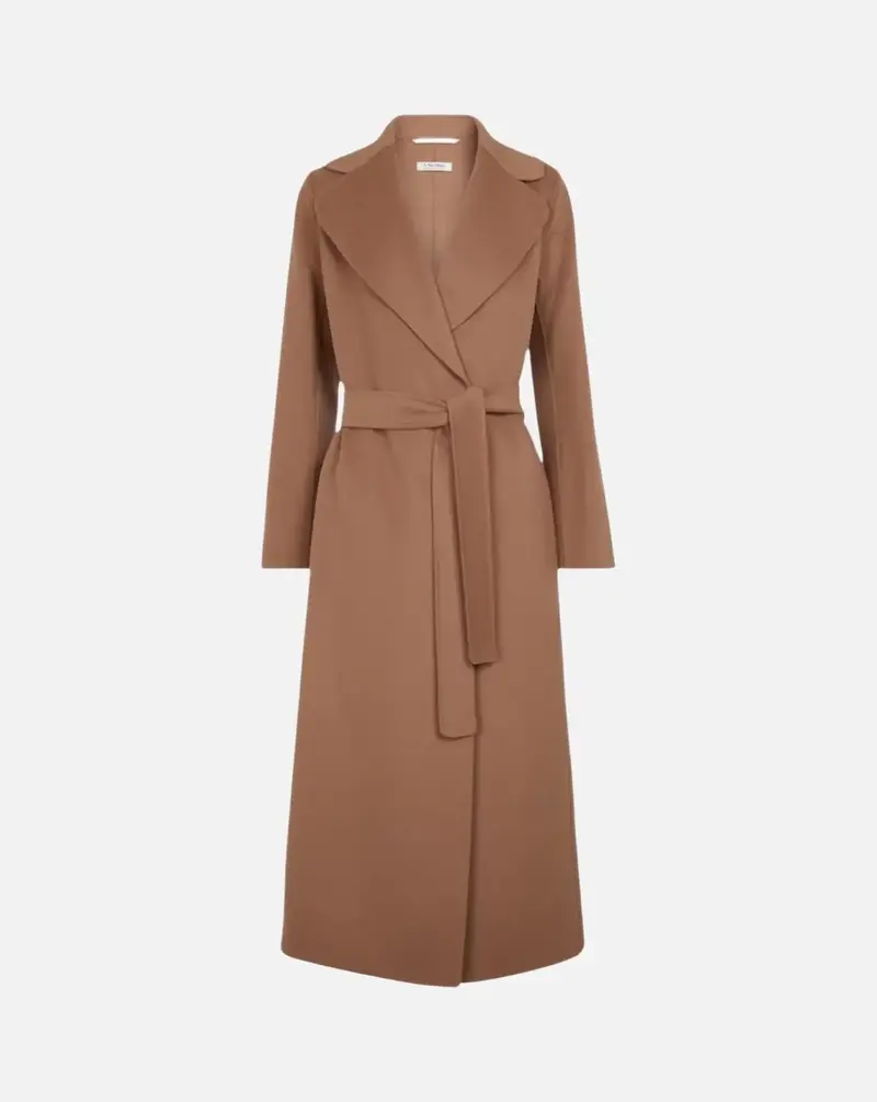 Poldo Max Mara Robe Coat In Wool Drap
