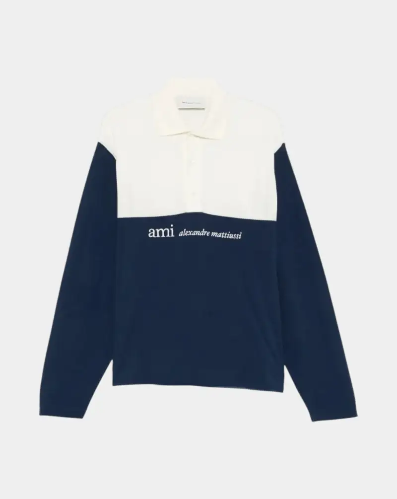Polo Ami Paris Ami Alexandre Mattiussi Embroidery
