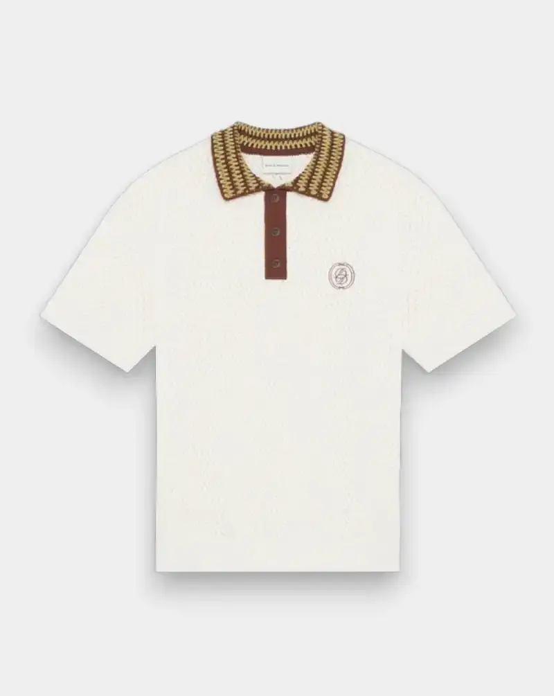 Polo Drole de Monsieur Maille Ajouré D Miroir