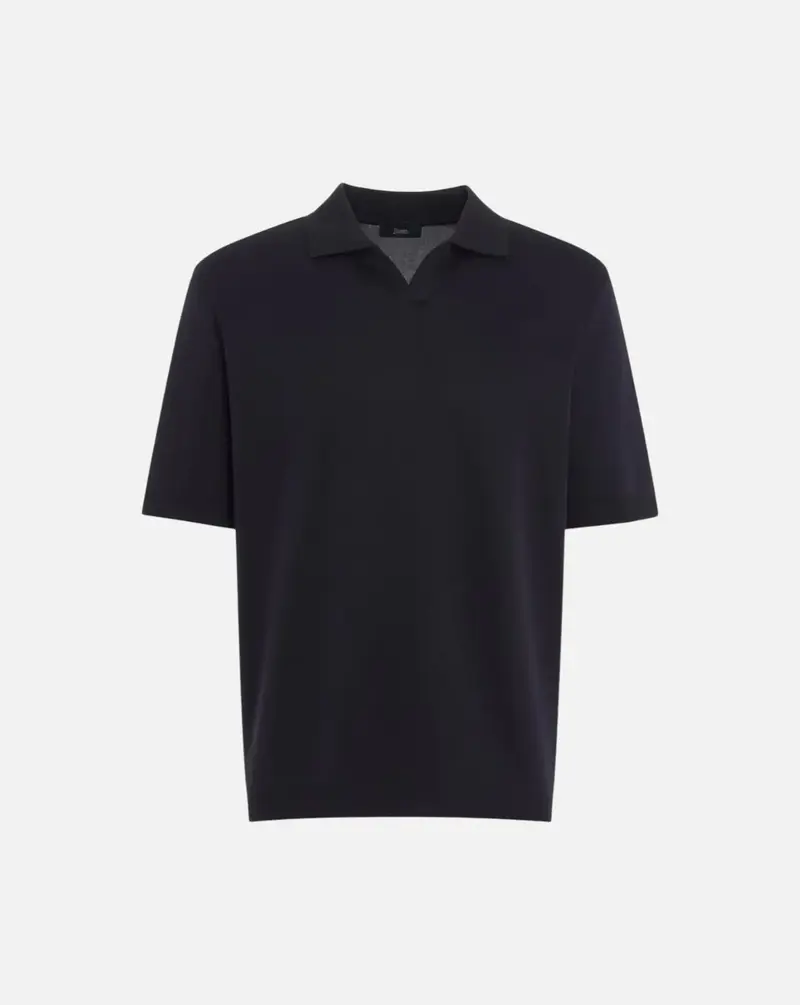 Polo Herno men's knitted polo shirt