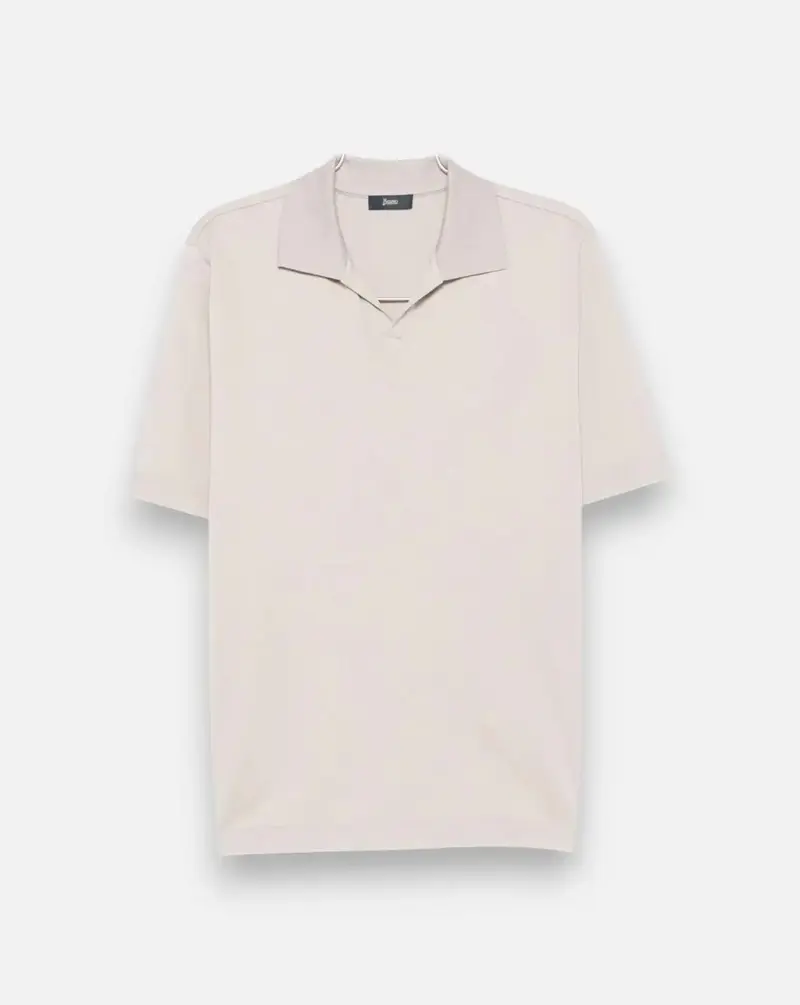 Polo Herno Men's knitted Polo shirt