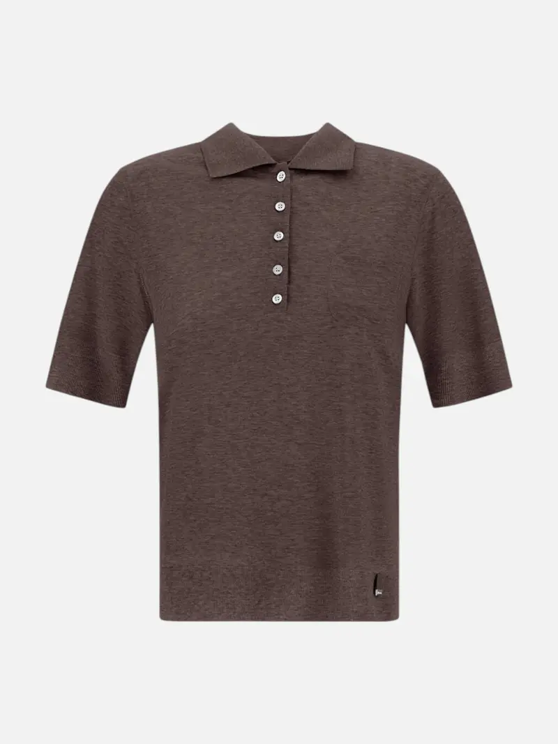 Polo Herno Women's Knitted Polo Shirt