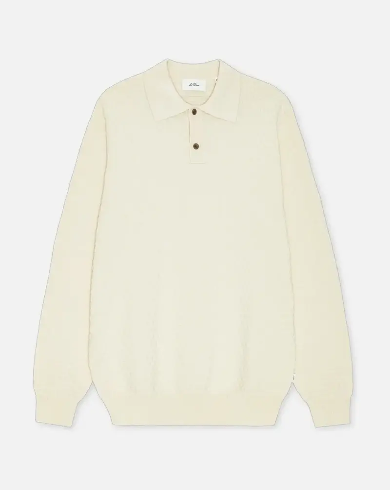 Polo Les Deux Check Structure Knitted Ls