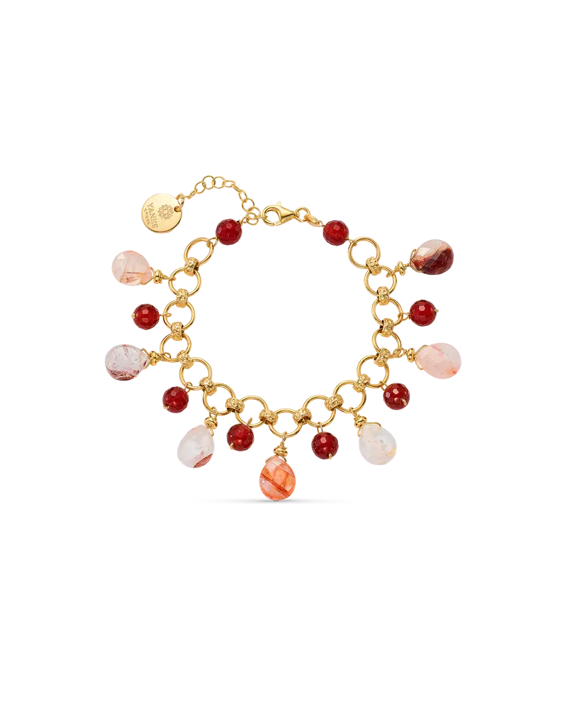 Pulsera Bow, plata dorada