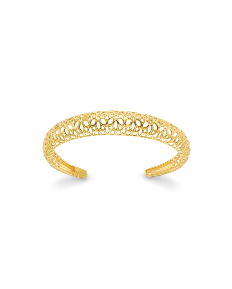 Pulsera Conil, plata dorada