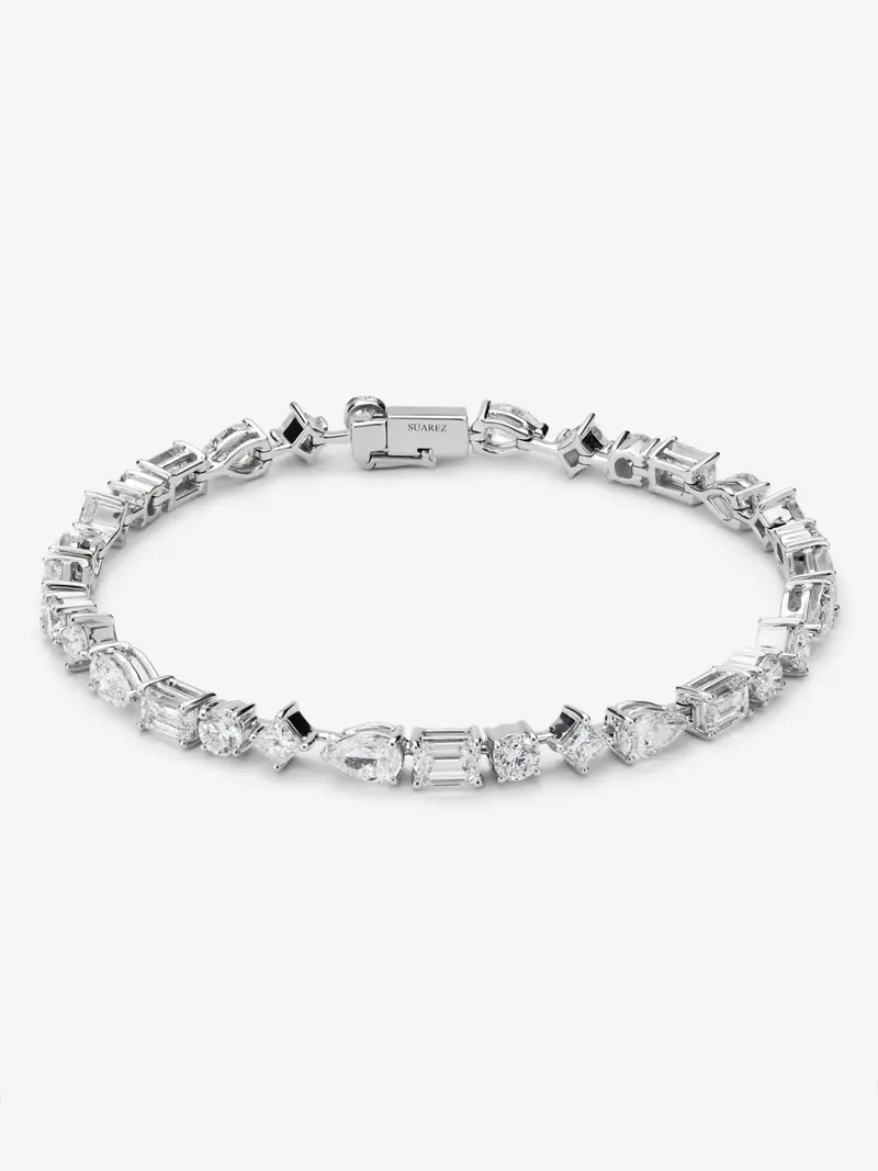 Pulsera de Alta Joyería en oro blanco de 18K con diamantes
