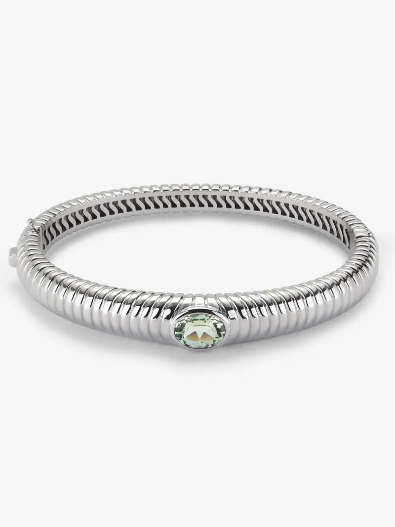 Pulsera de plata 925 con amatista verde
