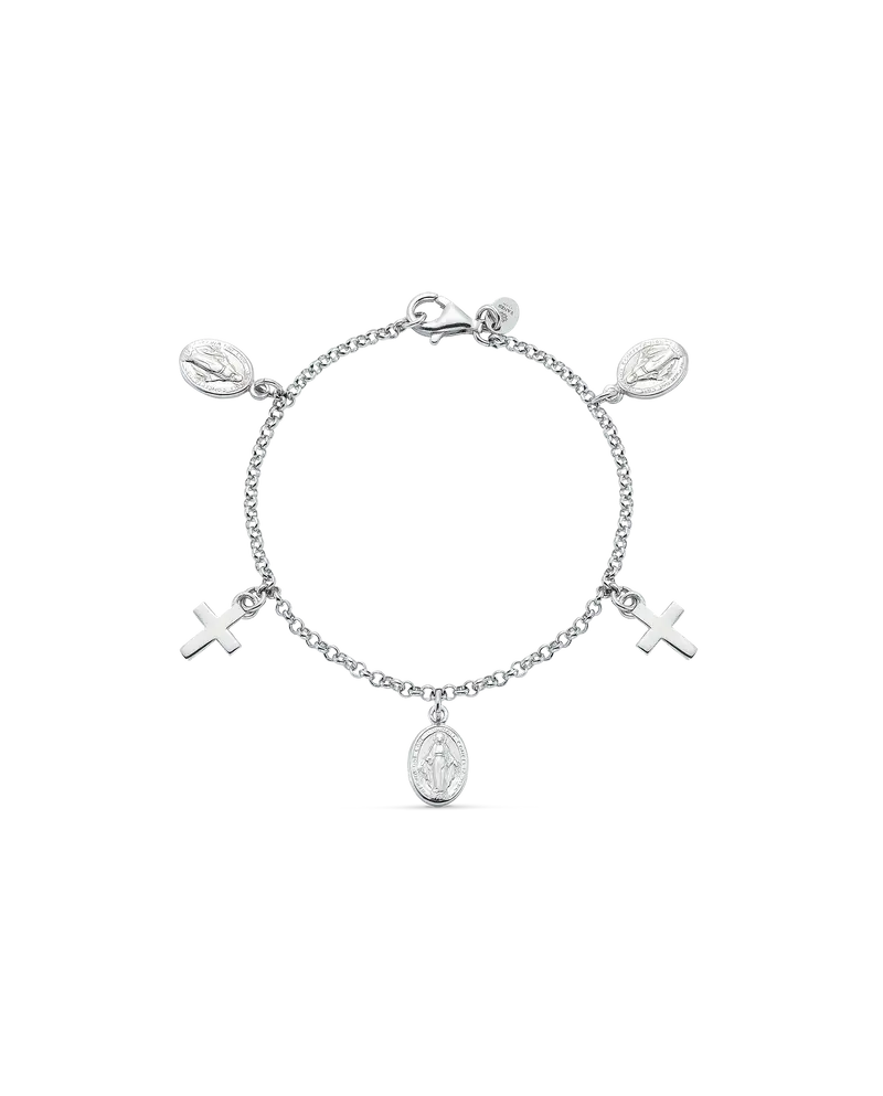 Pulsera Dinah, plata