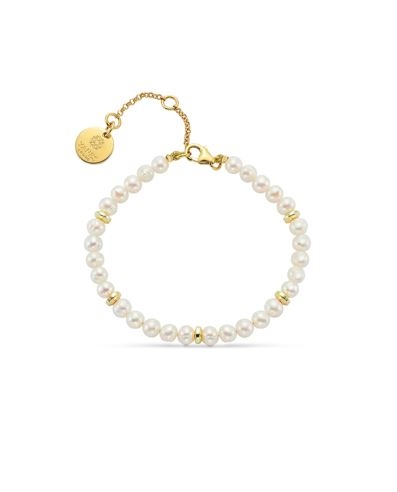 Pulsera Jávea, plata dorada