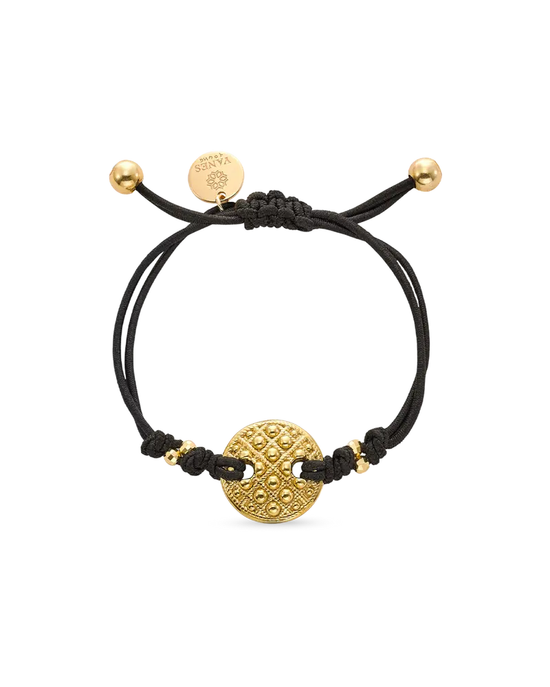 Pulsera Jimena, plata dorada