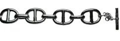 Pulsera marinera grande de plata 925
