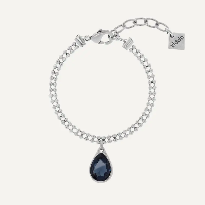 Pulsera mosaic montana azul noche cristal Swarovski - Vidda jewelry