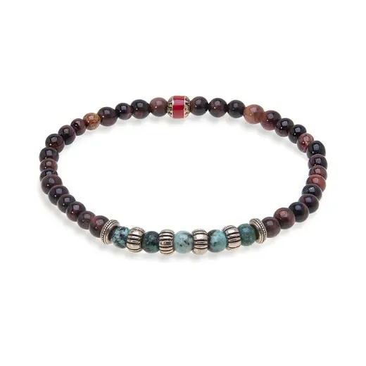 Pulsera Plata de Palo Pemba BB015E