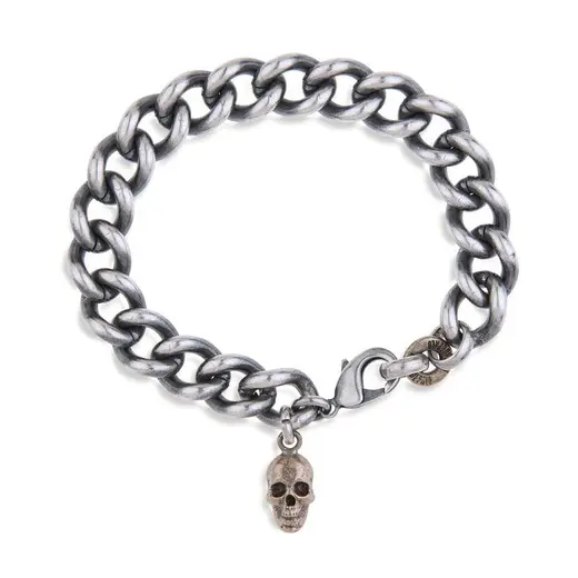 Pulsera Plata de Palo Tuma Skull SB090X