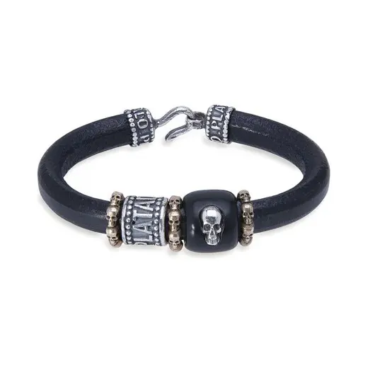 Pulsera PLATADEPALO TOMAS Skull SB102X
