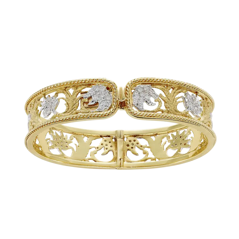 Pulsera Sacromonte diamantes, oro