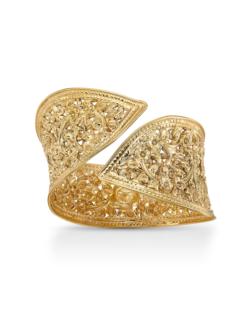 Pulsera Traviata Diagonal, plata dorada