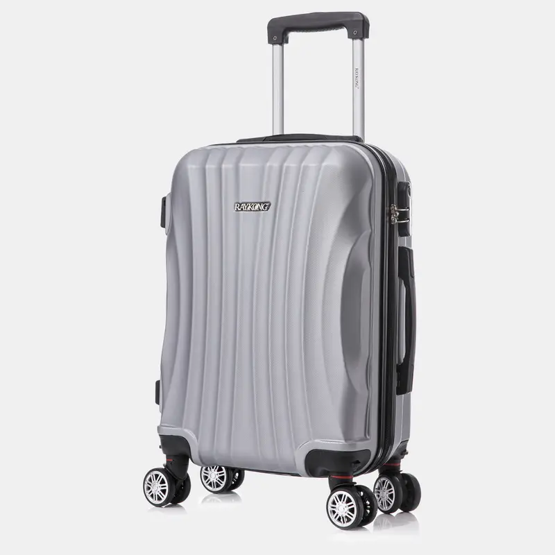Raykong Maleta Cabina ABS 55x38x23cm 44L - 20 Pulgadas Plateada - Waves